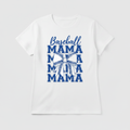 Baseball Mama White Short Sleeve Tee