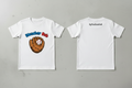 Bleacher Bub Cartoon Cheerer tee front and back view