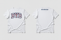 BYB Varsity Monogram tee front and back view