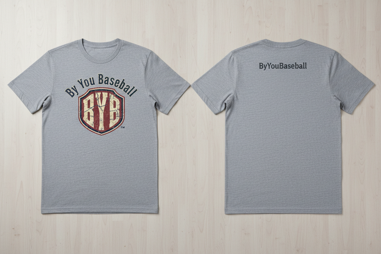 BYB Vintage Badge tee front and back view