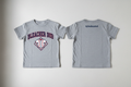 Bleacher Bub Retro Diamond tee front and back view